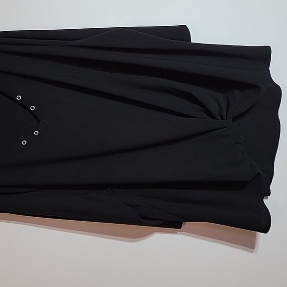 89th & Madison Black ruched 3 XL women's top - Picture 10 of 12